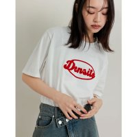 Re:EDIT/リエディ Re:EDIT チェーン刺繍ロゴTシャツ/508193088
