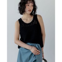 Re:EDIT/リエディ Re:EDIT 透かし編みノースリーブニットトップス/508193119