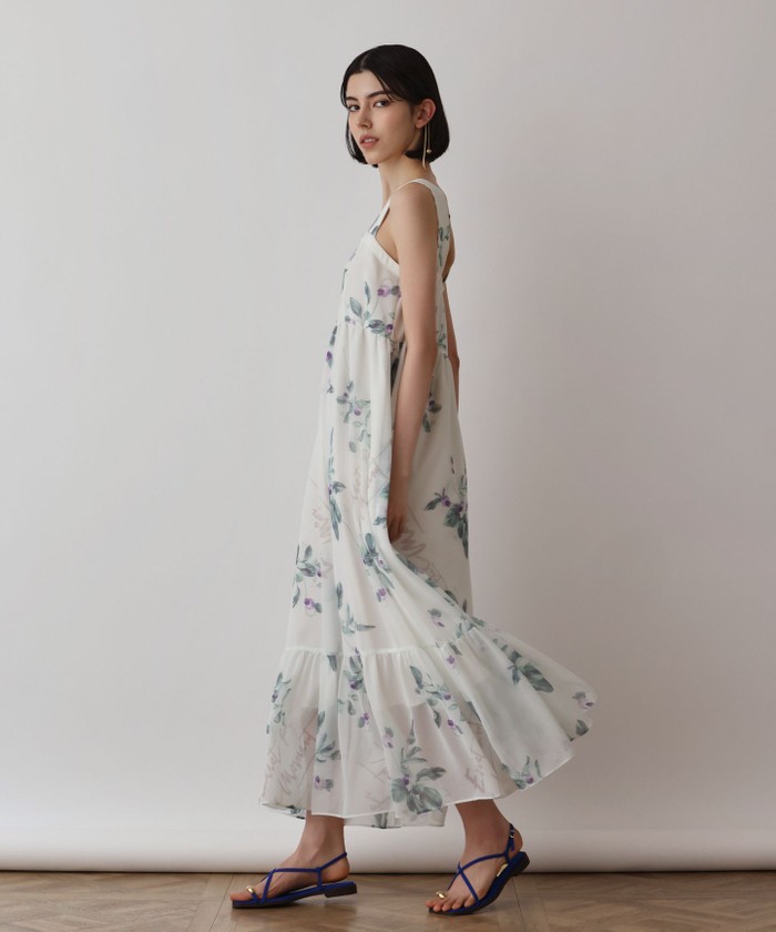 Grace continentalワンピース ビッグカラー刺繍ワンピース / GRACE CONTINENTAL | GRACE