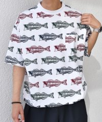 SHIPS any MEN/【SHIPS any別注】Phatee: オーガニックコットン パターン プリント スピンドル ポケット Tシャツ◇/508193358
