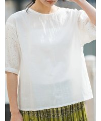 Hare no hi/袖刺繍ブラウス/508193447