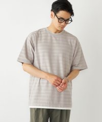 SHIPS Colors  MEN/SHIPS Colors:フェイクレイヤード ボーダー Tシャツ/508193467
