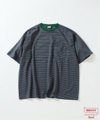 J.S Homestead/BRENT / ブレント 別注 ボーダー ポケット Tシャツ/508193505