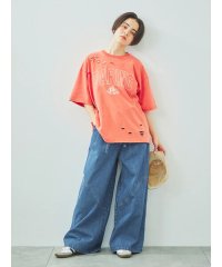 SM2/デニム/ツイル 切替ワイドパンツ/508193614