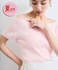 VIS/【夏トク価格】ワイドスクエアネックニット/508193624
