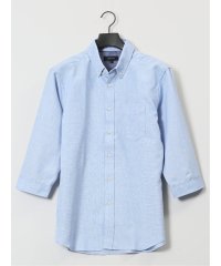 TAKA-Q/TechLinen ボタンダウン 7分袖シャツ/508193627