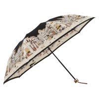 DAKS/ダックス DAKS 折りたたみ傘 雨傘 レディース 55cm 軽量 コンパクト 日本製 ブラック ネイビー ベージュ レッド 黒 21－125－11109－02/508193789