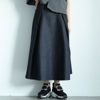 Sawa a la mode/サワアラモード Sawa a la mode ボックスプリーツデニムスカート/508193879