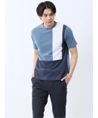 TAKA-Q/タカキュー TAKA－Q 異素材切替 クルーネック半袖Tシャツ/508193972