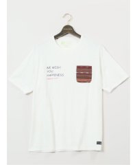 GRAND-BACK/【大きいサイズ】エスパスヴェール/ESPACE VERT 綿天竺 ポケット付き クルーネック半袖Ｔシャツ/508193973