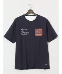 GRAND-BACK/グランバック GRAND－BACK 【大きいサイズ】エスパスヴェール/ESPACE VERT 綿天竺 ポケット付き クルーネック半袖Tシャツ/508193973