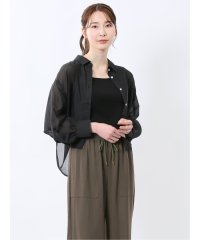 m.f.editorial/エムエフエディトリアル m.f.editorial ショート シアー長袖シャツ/508193991
