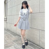F.i.n.t/フィント F i.n.t 【洗える】ベルト付きローウエストジャンパースカート/508194111