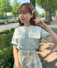 F.i.n.t/フィント F i.n.t 【洗える】花刺繍カットワークつけ衿/508194121