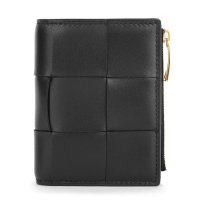 BOTTEGA VENETA/ボッテガヴェネタ BOTTEGA VENETA 2つ折り財布 カセット SMALL WALLET 742698 VCQC4 8425 BLACK/508194187