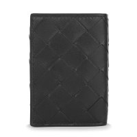 BOTTEGA VENETA/ボッテガヴェネタ BOTTEGA VENETA 3つ折り財布 イントレチャート TINY WALLET 751156 VCPP3 8425 BLACK/508194190