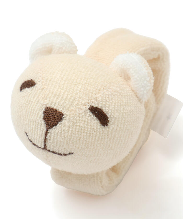 クーポン】【日本製】クマウサギリストバンドラトル(507915855