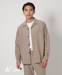 green label relaxing/A+ COOL TR トロピカル オーバーシャツ －ウォッシャブル・ストレッチ・接触冷感－/508159168
