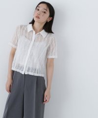 NATURAL BEAUTY BASIC/クロップドレースシャツ/508173402
