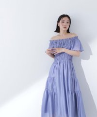 NATURAL BEAUTY BASIC/シアーオフショルワンピース/508173406