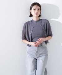 NATURAL BEAUTY BASIC/シアーショートカーデアンサンブル/508177070