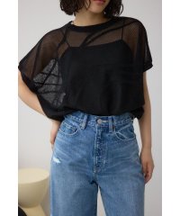 AZUL by moussy/スカシガラドルマンニット/508191447
