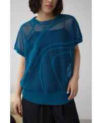 AZUL by moussy/スカシガラドルマンニット/508191447