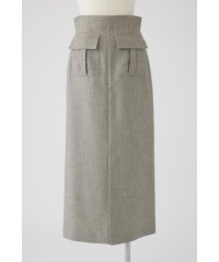 RIM.ARK/Tweed high waist cargo SK/508191469