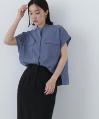 NATURAL BEAUTY BASIC/ドライタッチダブルポケットブラウス/508191506