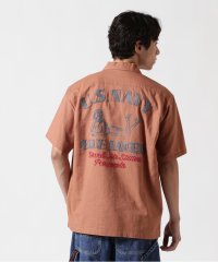 AVIREX/《WEB&DEPOT限定》COTTON LINEN SHIRT "BLUE ANGELS" / コットンリネンシャツ ブルーエンジェルス/508191541