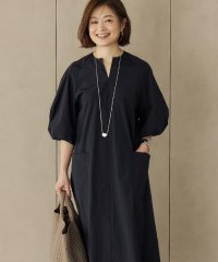 INED/イネド INED 《大きいサイズ》ランタンスリーブワンピース《三尋木奈保コラボ》/508191571
