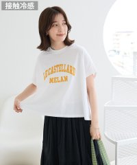 Green Parks/グリーン パークス Green Parks 袖折り返しカレッジTシャツ/508191620
