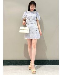 SNIDEL/コットンレースミニスカート/508193426