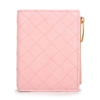 BOTTEGA VENETA/ボッテガヴェネタ BOTTEGA VENETA 2つ折り財布 イントレチャート SMALL WALLET 742330 VCPP3 6850 ROSE/508194186