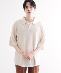 tk.TAKEO KIKUCHI/スキッパーニットポロシャツ/508194500