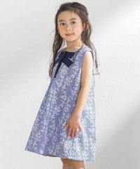 BeBe Petits Pois Vert/ギンガムチェック花柄プリントワンピース(95~150cm)/508194676