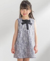 BeBe Petits Pois Vert/ギンガムチェック花柄プリントワンピース(95~150cm)/508194676