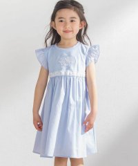 BeBe Petits Pois Vert/袖フリルエンブレム刺しゅうワンピース(95~150cm)/508194677