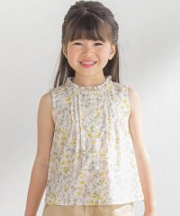 BeBe Petits Pois Vert/花柄Aラインノースリーブブラウス(95~150cm)/508194680