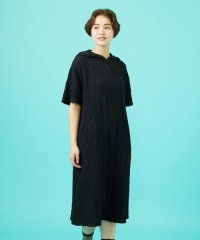 Jocomomola/シャーリングカットソーフード付きワンピース/508194726
