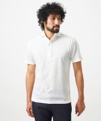 MICHEL KLEIN HOMME/《日本製》幾何学柄ポロシャツ/508194809
