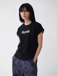 LASUD/ラシュッド LASUD フレンチスリーブ箔ロゴTEE/508194958