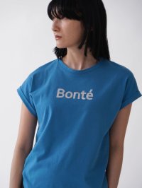 LASUD/ラシュッド LASUD フレンチスリーブ箔ロゴTEE/508194958