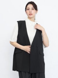 FENNEL/フェンネル FENNEL バックギャザーノーカラージレ/508194962