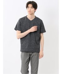 TAKA-Q/タカキュー TAKA－Q ハイストレッチ メランジ Vネック半袖Tシャツ/508195103