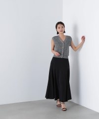 NATURAL BEAUTY BASIC/切替フレアマキシスカート/508186971