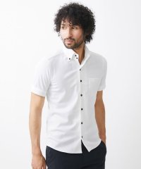 MICHEL KLEIN HOMME/《日本製》イージーケアドレス半袖シャツ/508191406