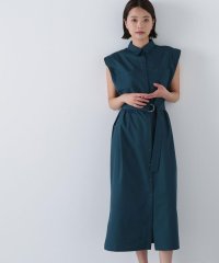 NATURAL BEAUTY BASIC/ベルテッドナローシャツワンピース/508191507