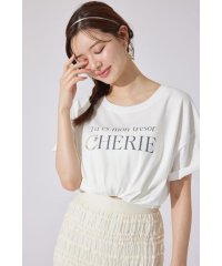 rienda/パールロゴビッグTシャツ/508194834