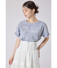 rienda/パールロゴビッグTシャツ/508194834